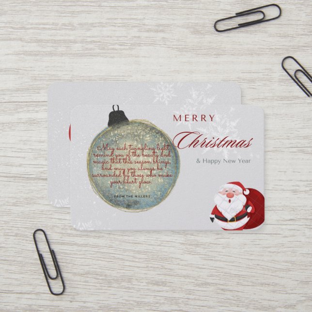 chritmas card (Front/Back In Situ)