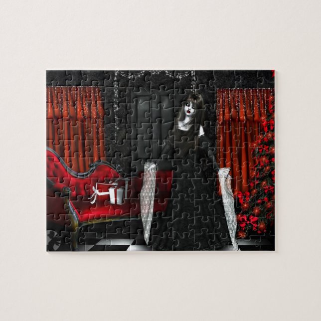 Chritmas gothic jigsaw puzzle (Horizontal)