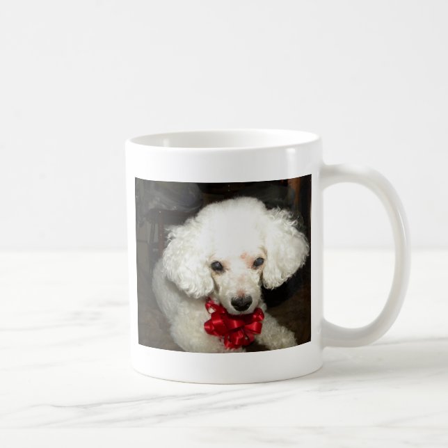 Chritmas Mindy Bishon Mug (Right)