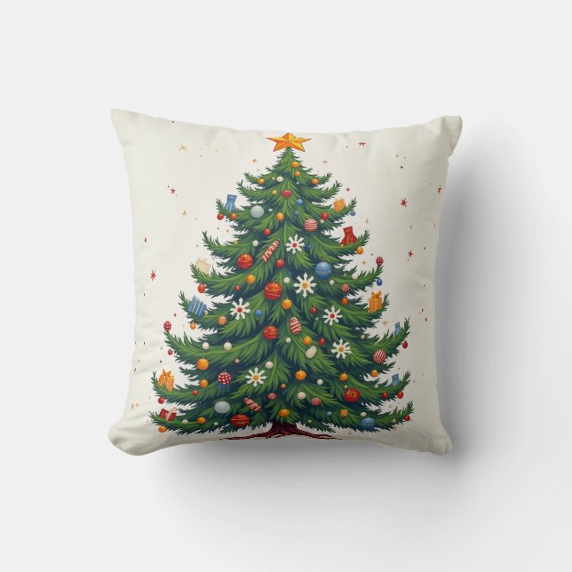 Chritmas Tree  Pillow Chusion (Front)