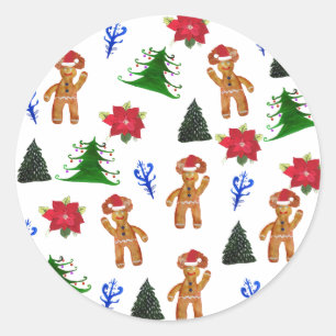 Chritsmas Sricker Classic Round Sticker