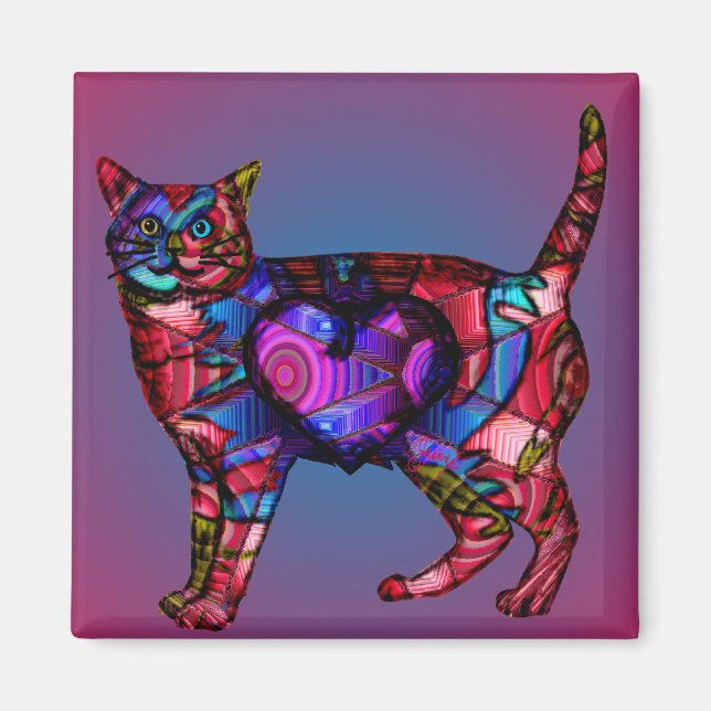 Chroma Calico Glow Magnet (Front)