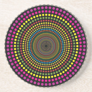 Chroma-Dots Coaster