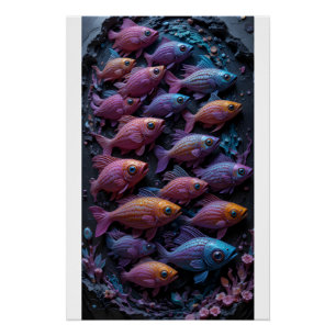 Chroma-Fin Drifters Poster