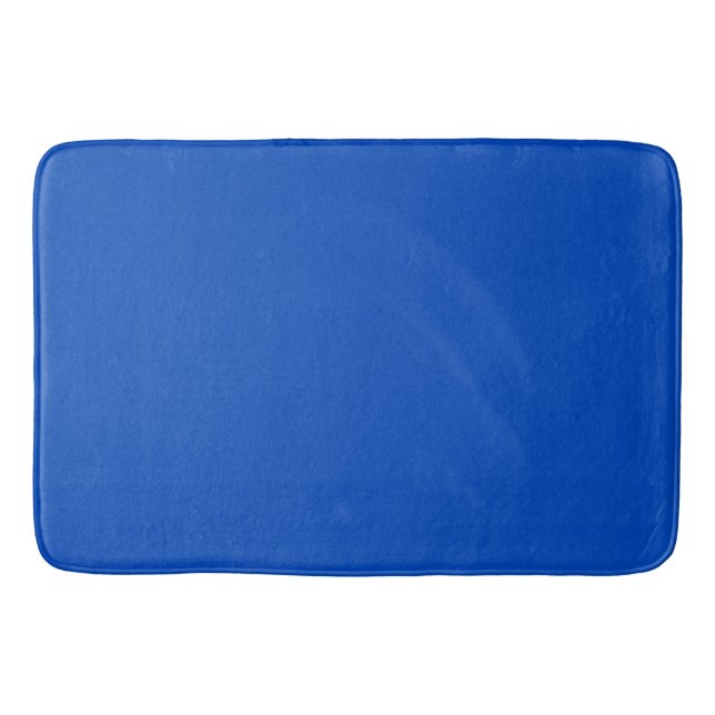 Chroma key colour Blue Bath Mat (Front)
