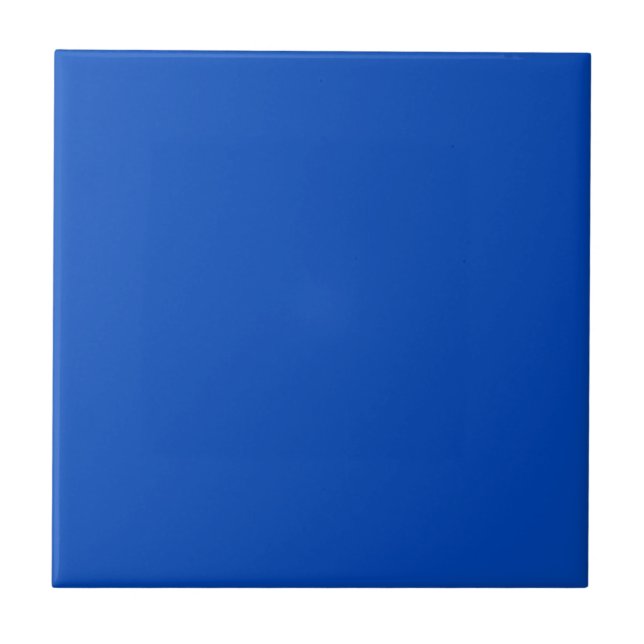 Chroma key colour Blue Ceramic Tile (Front)