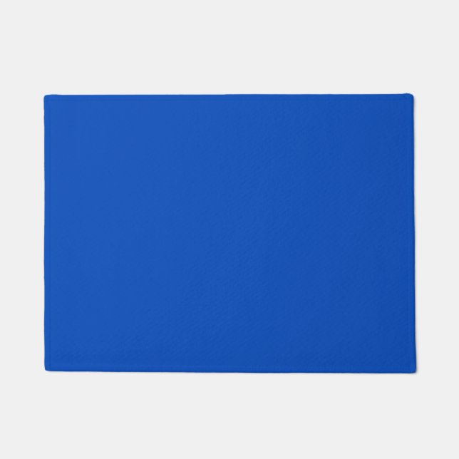Chroma key colour Blue Doormat (Front)