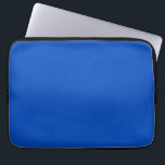 Chroma key colour Blue Laptop Sleeve<br><div class="desc">Chroma key is a special effect that uses the green or blue colour on the screen to make it possible to remove part of the image from a photo or video and replace it with something with a different look.</div>