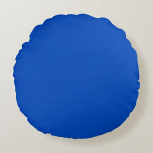Chroma key colour Blue Round Cushion