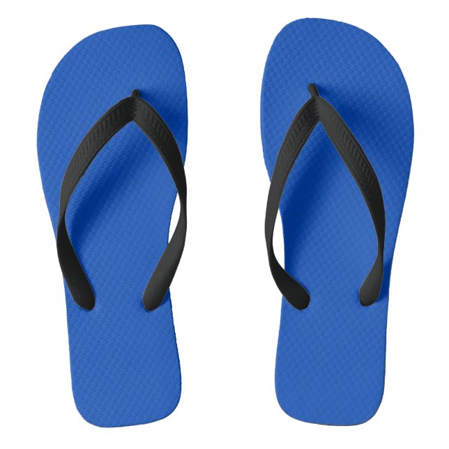 Chroma key colour Blue Thongs (Footbed)