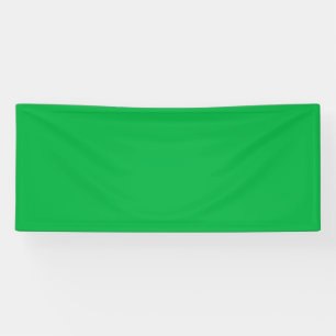 Chroma key colour Green Banner
