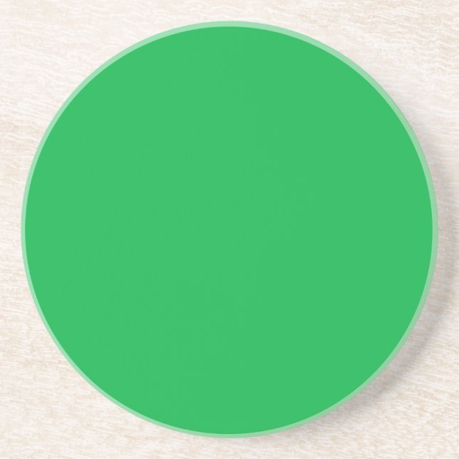 Chroma key colour Green Coaster (Front)