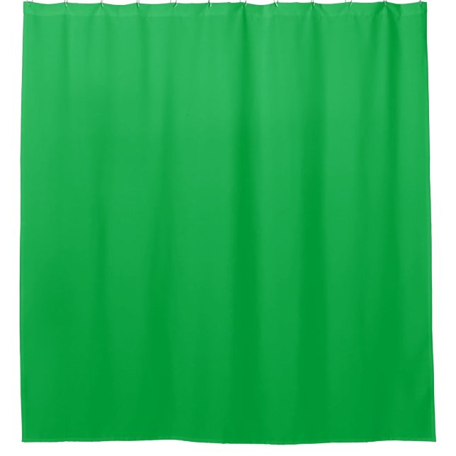 Chroma key colour Green Shower Curtain (Front)