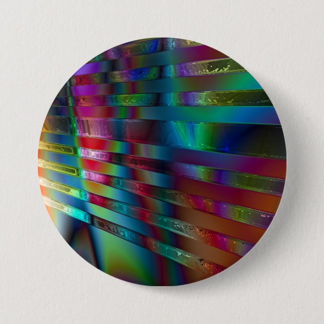 Chroma Rays 7.5 Cm Round Badge (Front)
