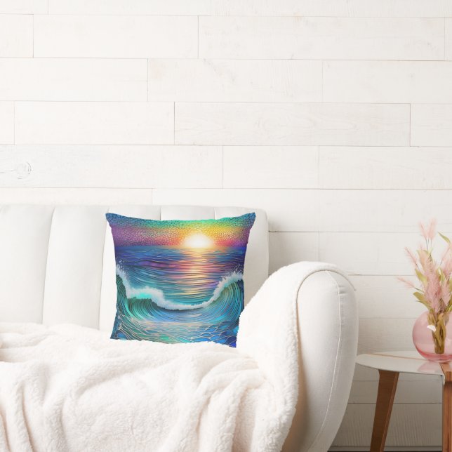Chroma Sea Seascape Cushion (Couch)