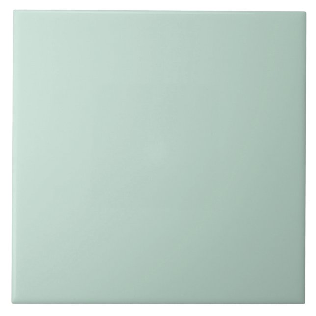 Chroma Textura - Mint Ceramic Tile (Front)