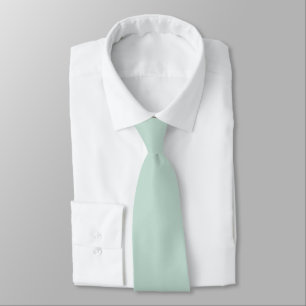 Chroma Textura - Mint Solid Color Neck Tie