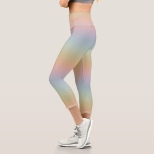 Chroma Textura - Rainbow Sorbet Capri Leggings
