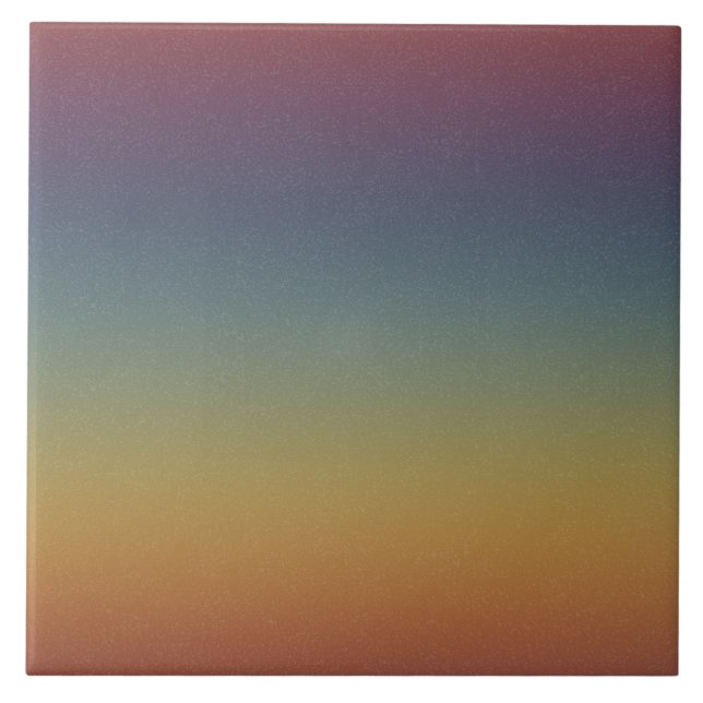 Chroma Textura - Rainbow Sunset II Ceramic Tile (Front)