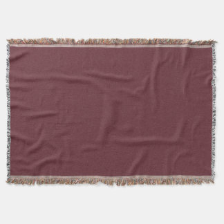 Chroma Textura - Wine Fringed Throw Blanket