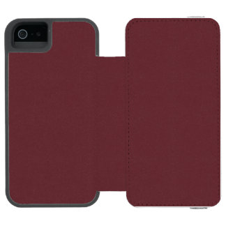 Chroma Textura - Wine Incipio Watson™ iPhone 5 Wallet Case