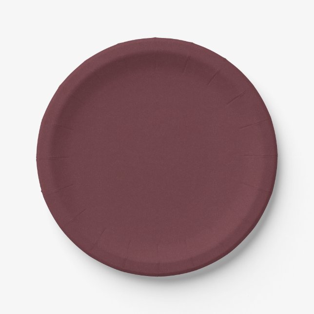 Chroma Textura - Wine Paper Plate (Front)