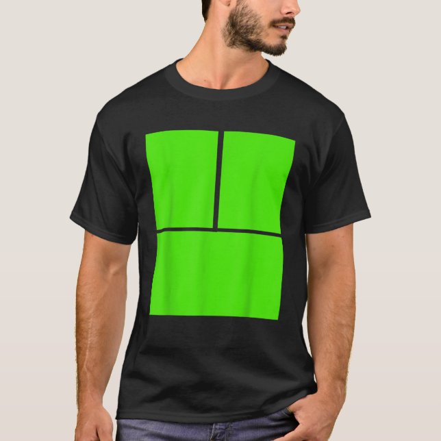 ChromaKey Green Screen Background Design Photo Vid T-Shirt (Front)