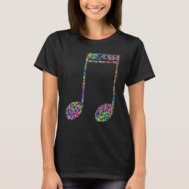 Chromatic Abstract Music Producer Headphones Color T-Shirt (Front)