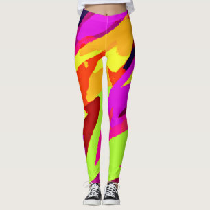 Chromatic Art Fusion Leggings