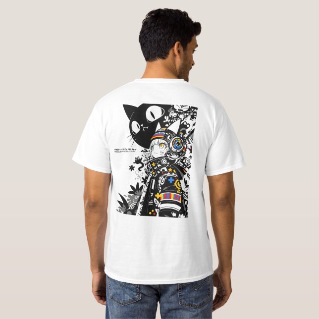Chromatic Catworld T-Shirt (Back Full)