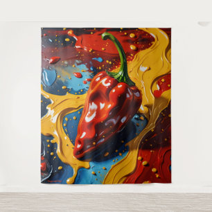 Chromatic Chilli - Pineapple Empire  Tapestry