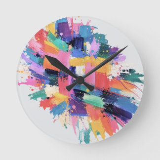 Chromatic Collision Round Clock