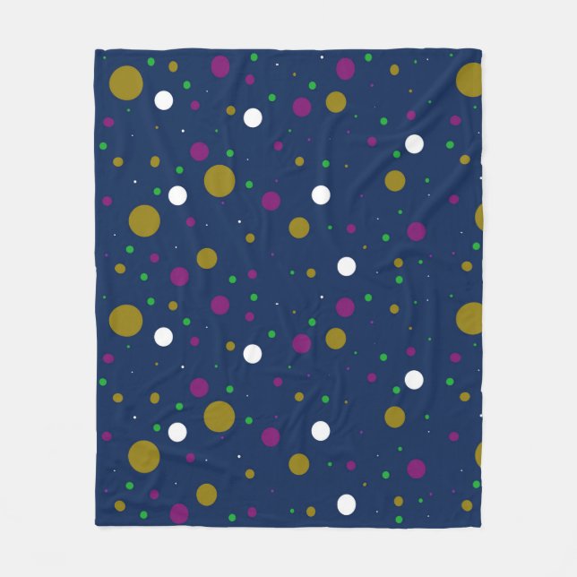 Chromatic Confetti  Fleece Blanket (Front)