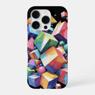 Chromatic Cube Symphony iPhone 16 Pro Case