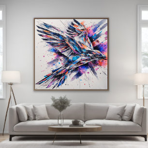 Chromatic Flight of Freedom Poster