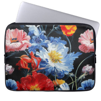 Chromatic Flora Nocturne Laptop Sleeve
