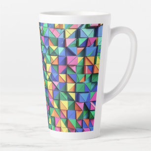 Chromatic Fracture Latte Mug