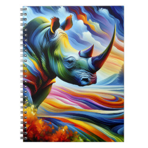 Chromatic Horizon Rhino Notebook
