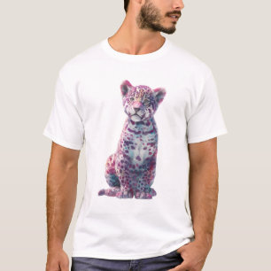 Chromatic Jaguar Cub Art Print T-Shirt