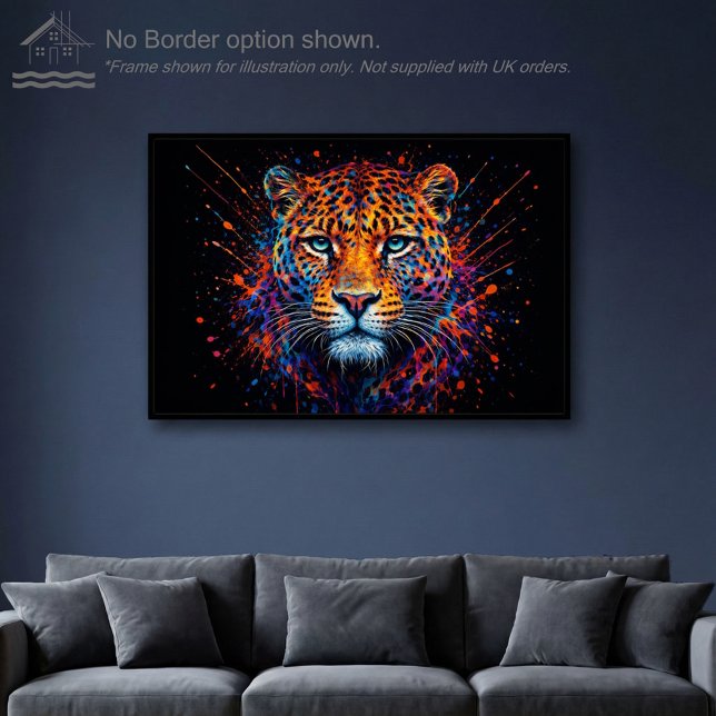 Chromatic Leopard – Wall Art Print (Creator Uploaded)
