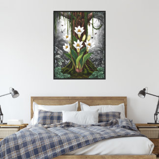 Chromatic Lily Symphony Canvas Print