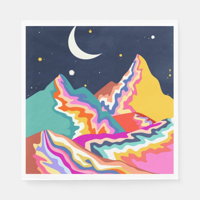 Chromatic Peaks Napkin (Front)