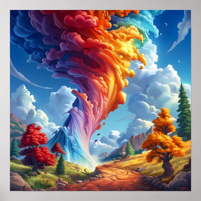 Chromatic Phenomenon's Skyward Reach Poster (Front)