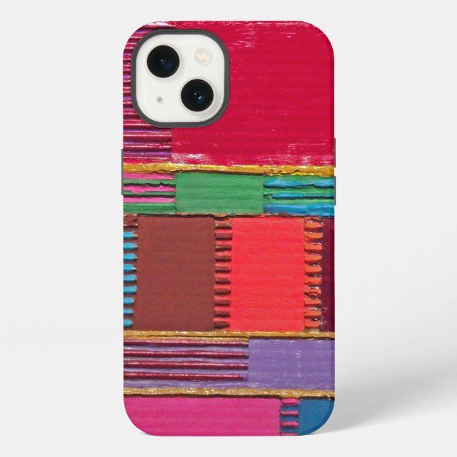Chromatic Quilt iPhone Case (Back)