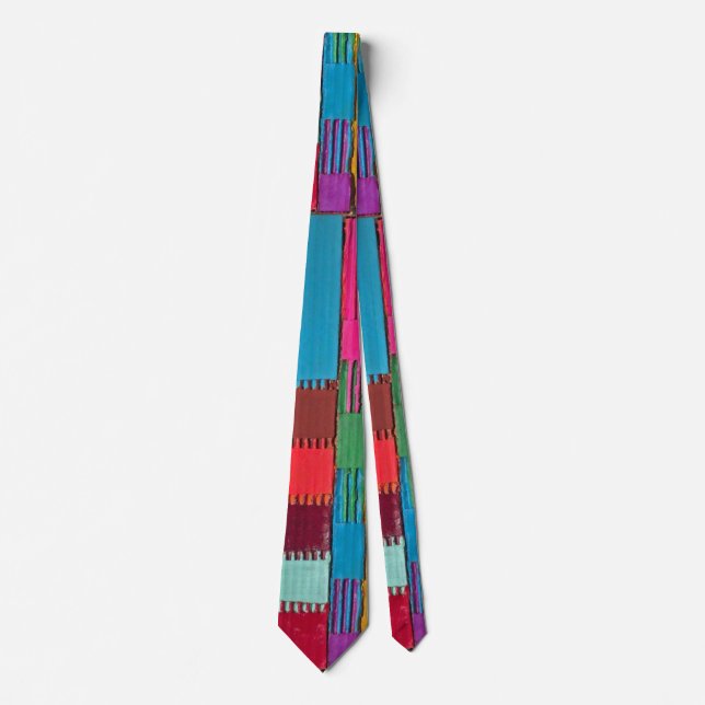 Chromatic Quilt Tie (Front)