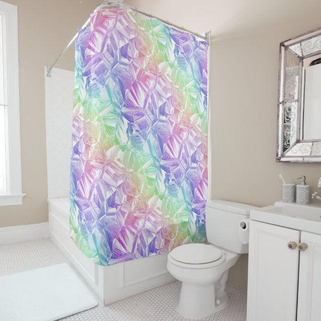 chromatic reality : shower curtain (In Situ)