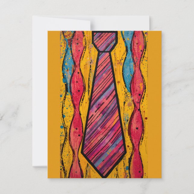 Chromatic Rhythm Tie Card (Front)
