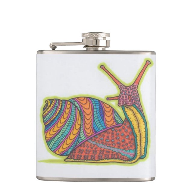 Chromatic Snail Flask (Front)