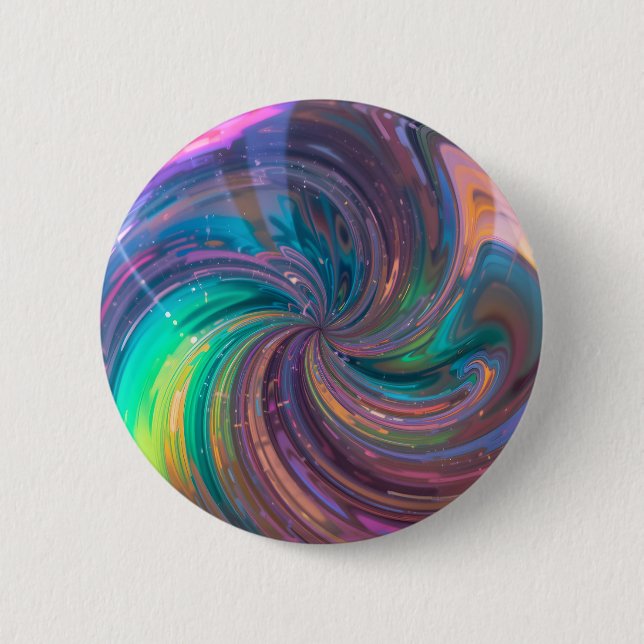Chromatic Vortex 6 Cm Round Badge (Front)