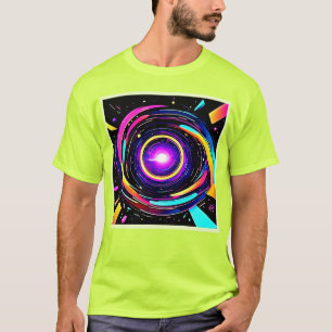 Chromatic Vortex Art T-Shirt